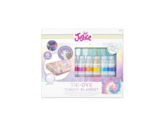 Justice Create Your Own Throw Blanket Tie Dye Kit