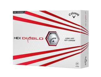 Callaway Hex Diablo White Golf Ball - 1 Dozen