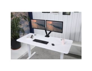 K Series 60" Standing Desk with Rectangular Top - White