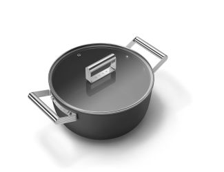 Smeg 5 qt Casserole-Matte Black