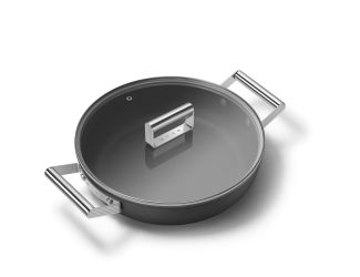 Smeg 4 qt Deep Pan-Matte Black