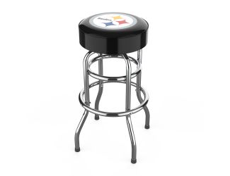 Pittsburgh Steelers Chrome Bar Stool