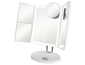 Expert Rechargeable LED Tri-Panel Makeup Mirror