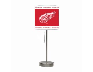 Detroit Red Wings Chrome Lamp