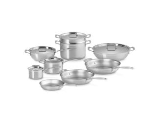 14pc Classic Stainless Steel Cookware Set