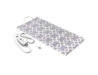 PureRelief Express Designer Series Heating Pad 12" x 24" - Gray Trellis
