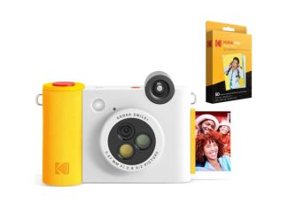 Kodak Smile+ Wireless Digital Instant Print Camera with Effect-Changing Lens, 50 pack Paper