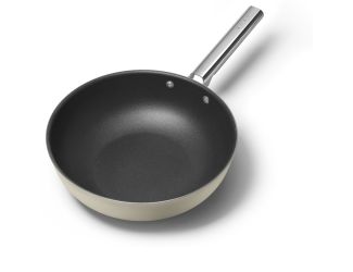 Smeg 12" Wok-Matte Cream