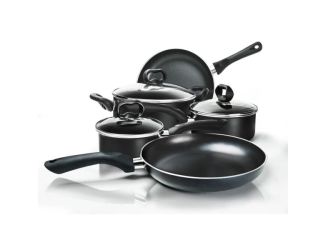 Ecolution Evolve Ceramic 8pc Cookware Set Black