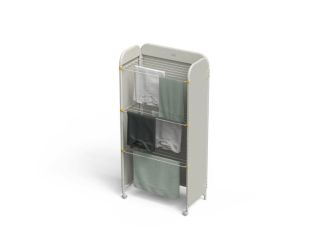 Eclipse 3-Tier Ecru Clothes Drying Rack w/ Screen