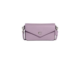 Crossgrain Leather Wyn Crossbody - Soft Purple/Silver