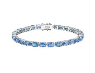 Oval Cut Tanzanite Tennis Bracelet