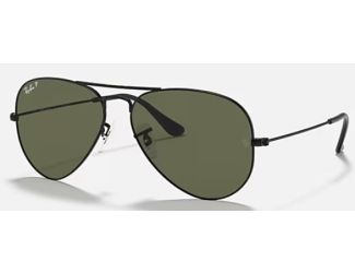 Ray-Ban Aviator Sunglasses Polarized Size 55