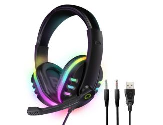 Hypergear SoundRecon RGB LED Gaming Headset BLACK