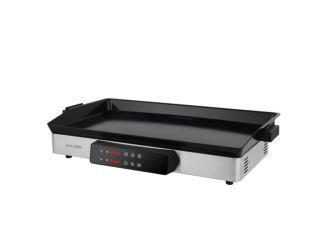 Kalorik - MAXX 2-in-1 Electric Griddle & Double Cooktop - Stainless Steel