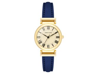 Women's Blue Leather Bracelet Watch