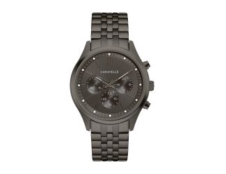 Caravelle Men's Gunmetal Stainless Steel Sport Watch