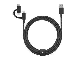 Belt Cable Universal 6.5ft 3-in-1 Charging Cable Cosmos