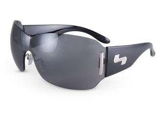 Impression Women's Sunglasses - Black/White/Gradient Smoke
