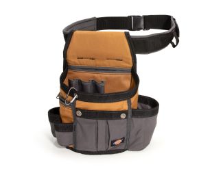 8 Pocket Utility Pouch with 3" Belt: Tan