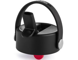 Wide Mouth Flex Straw Cap - Black