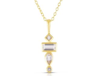 White Topaz Necklace