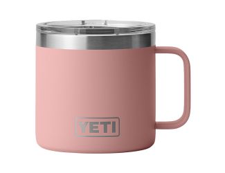 Yeti Rambler 14 Oz Mug, Sandstone Pink