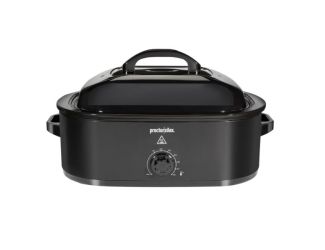 18qt Electric Roaster Oven Black