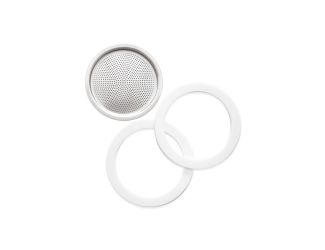 Parts and Accessories: Milano Stella 4 cup 2 seals + filter set