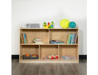 Wooden 5 Section School Classroom Storage Cabinet for Commercial or Home Use