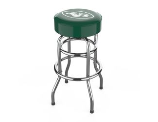 New York Jets Chrome Bar Stool