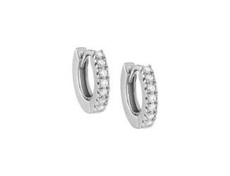 CZ Mini Huggie Earring Size 10MM