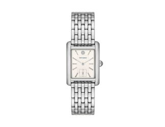 Ladies' Eleanor Silver-Tone Stainless Steel Watch Cream Dial