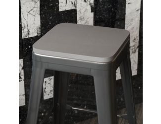 4PK Gray Poly Resin Seats for Stools & Chairs