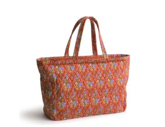 Knollton Travel Tote-Garden Paisley-Premium Cotton