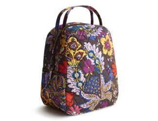 Lunch Bag - Colorful Bouquet - Cotton Gabardine