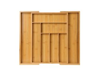 Bamboo Expandable Drawer Organizer