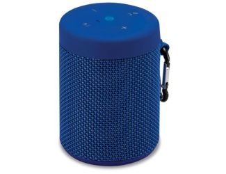 Waterproof Fabric Portable Speaker w/ Speakerphone Blue