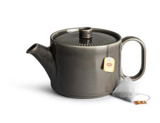 Coffee & More tea pot, grey