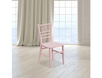 Child's Classic Resin Chiavari Chair for All Occasions in Pink