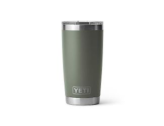 Yeti Rambler 20 oz Tumbler Camp Green w Magslider Lid