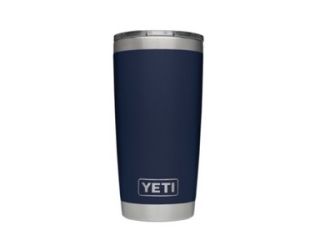 Yeti Rambler 20 oz Tumbler Navy w Magslider Lid