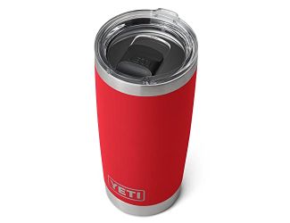 Yeti Rambler 20 oz Tumbler Rescue Red w Magslider Lid