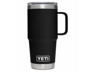 Yeti Rambler 20 oz Travel Mug Black w Magslider Lid