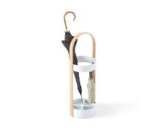 Bellwood Wood Umbrella Stand Wht/Natural