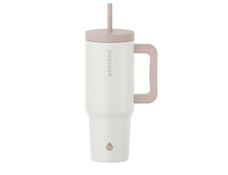 GROSCHE ASPEN 40 oz Stainless Steel Vacuum insulated Tumbler - Cream White