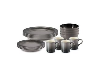 16pc Vancouver Dinnerware Set Oyster