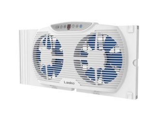 Electrically Reversible Twin Window Fan with Bluetooth