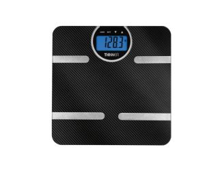 Thinner Carbon Fiber Body Analysis Scale Black