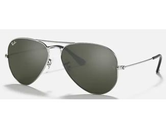 Ray-Ban Aviator Mirror Uni Non-Polar Sunglasses Size 58
